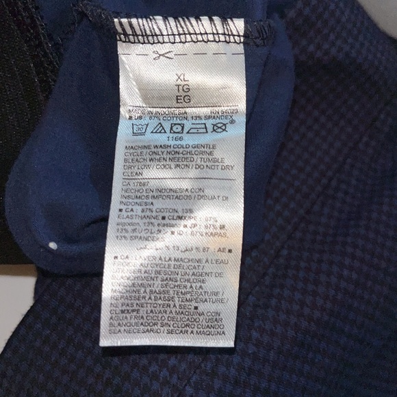 Ladies XL houndstooth navy Old Navy pull on leggings great for fall thicker warm - Picture 13 of 15